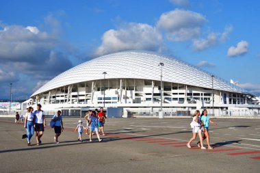 Sochi, Rusya, Ağustos, 10, 2019. Ağustos ayında Soçi 'deki 