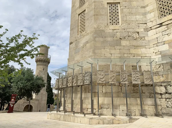 Baku Azerbaijão Setembro 2019 Palácio Shirvanshah Século Construído Bairro Histórico — Fotografia de Stock