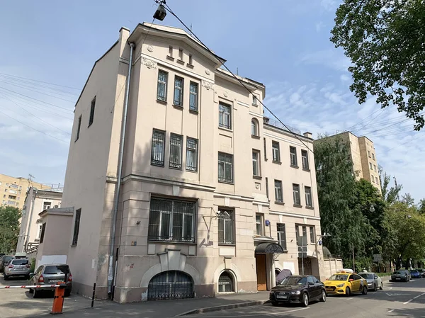 Moscow Russia July 2019 Cars Parked Mansion 1913 Year Built — ストック写真