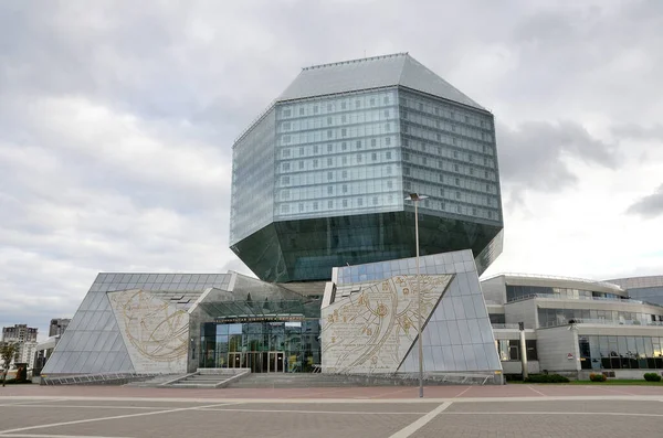 Minsk Weißrussland September 2015 Die Nationalbibliothek Weißrusslands Minsk — Stockfoto