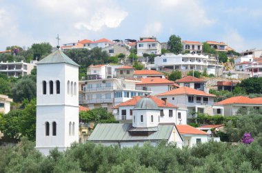 1890 'da inşa edilen Ulcinj' deki Aziz Niklas Kilisesi. Karadağ