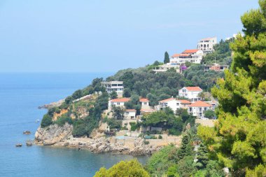 Karadağ, Akdeniz kıyısındaki eski Ulcinj kenti yazın