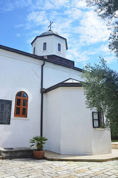 Iglesia San Nicolás Ciudad Vieja Ulcinj 1890 Montenegro Verano —  Fotos de Stock