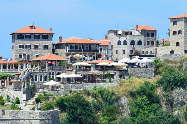 Ulcinj Montenegro Juni 2015 Övre Stad Och Gammal Fästning Ulcinj — Stockfoto