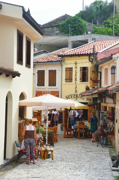 Old Bar Montenegro Junio 2015 Una Las Calles Turísticas Casco — Foto de Stock