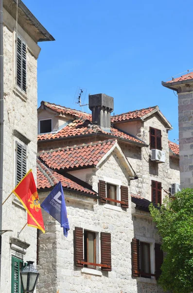 Historische Gebäude Der Antiken Stadt Kotor Montenegro — Stockfoto