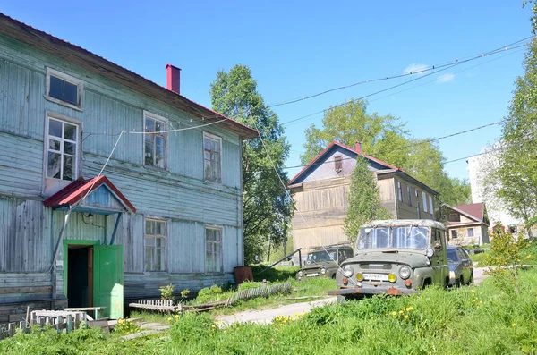 Umba Russia June 2015 Street Urban Type Settlement Umba Murmansk — Stock Photo, Image