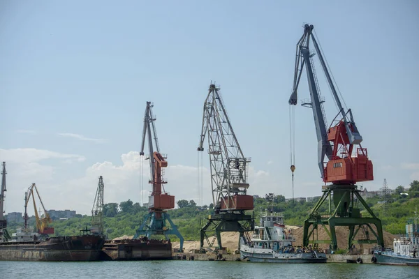 Puerto Fluvial Río Volga Ciudad Ulyanovsk Rusia — Foto de Stock