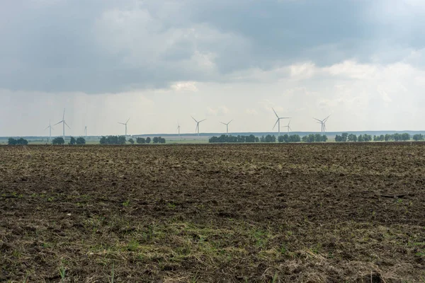 Windmills Generating Electricity Stock Image