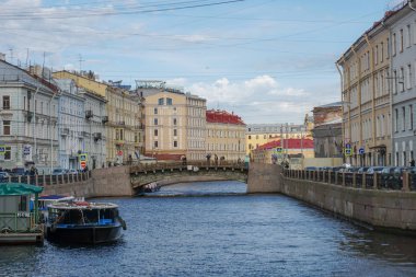 Yusupov nehir, şehir St. Petersburg.02/05/18 çıkabilir