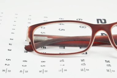 beyaz arkaplanda gözlük resmi