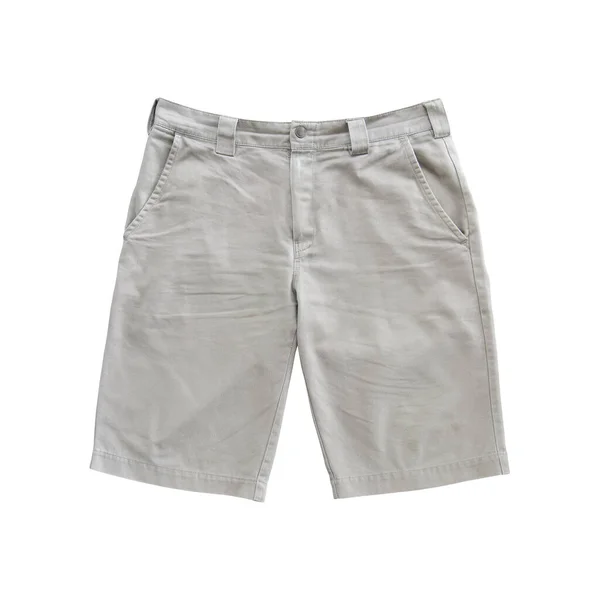 Beyaz arkaplanda izole edilmiş şortlar