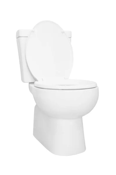 Toaletní Mísa Izolované Bílém Pozadí — Stock fotografie