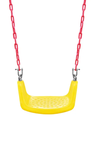 zincir salıncağı beyaz arkaplanda izole edildi