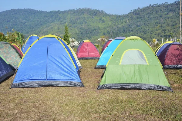 Camping Montanha Khao Kho Tailândia — Fotografia de Stock