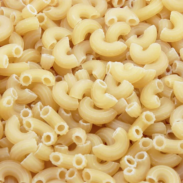 Çiğ İtalyan makarnası yakın plan.