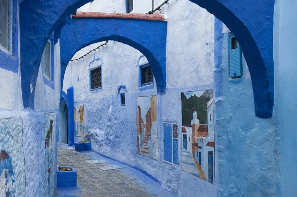 Hermosa Medina Azul Chefchaouen Perla Marruecos — Foto de Stock