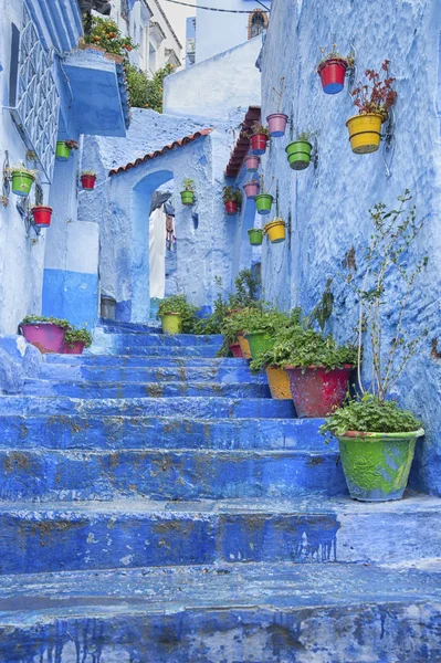 Hermosa Medina Azul Chefchaouen Perla Marruecos — Foto de Stock