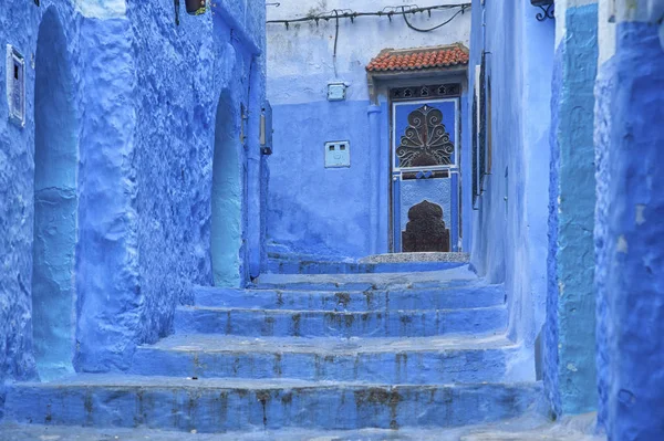 Chefchaouen güzel mavi Medine, Fas incisi.