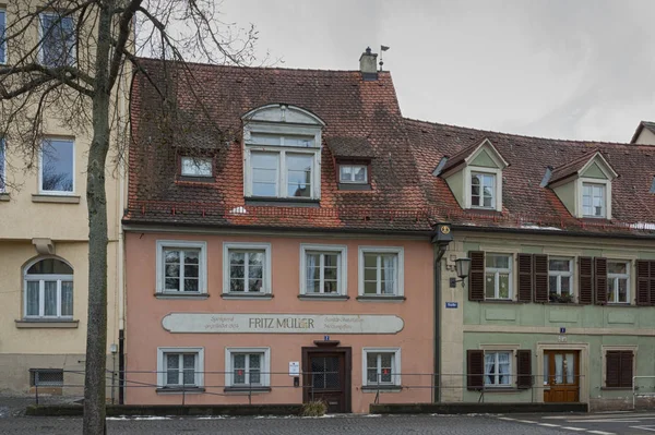 Vieille Ville Historique Bamberg Avec Une Architecture Baroque Des Maisons — Photo