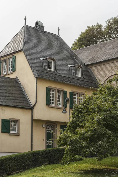 Maisons Colorées Style Bavarois Dans Vieille Ville Cologne Rhénanie Nord — Photo