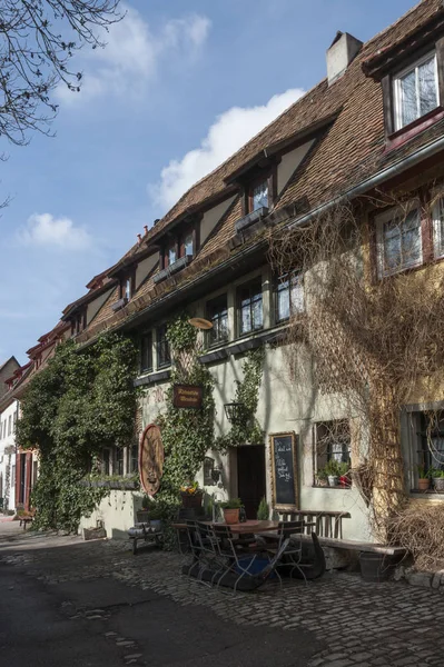 Rothenburg Der Tauber Alemania Marzo 2018 Históricas Coloridas Casas Entramado — Foto de Stock