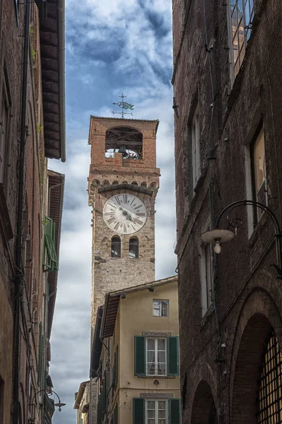 Исторический Центр Средневекового Города Лукка Тоскана Италия — стоковое фото