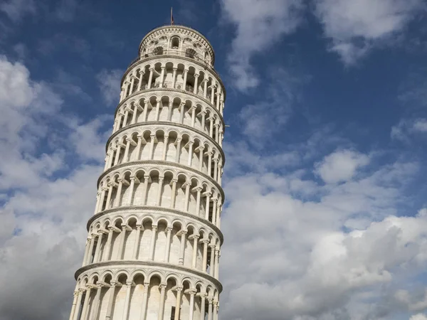 Спираючись Вежа Піза Тоскані Piazza Dei Miracoli Всесвітньої Спадщини Юнеско — стокове фото