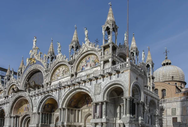 Cattedrale San Marco Basilica San Marco Piazza San Marco Venezia — Foto Stock