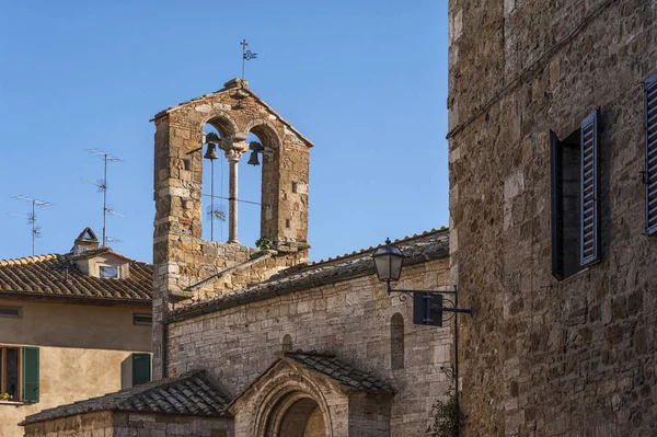 San Quirico Orcia Włochy Października 2016 Church Santa Maria Assunta — Zdjęcie stockowe