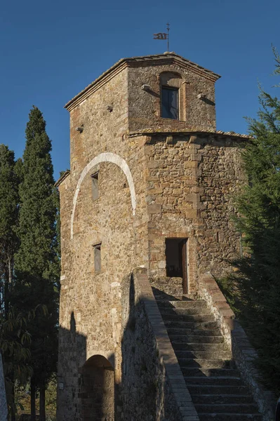 Val Orcia Toskánsko Itálie Října 2016 Podrobnosti San Quirico Orcia — Stock fotografie