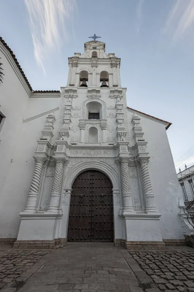 Kerk Merced Sucre Hoofdstad Van Bolivia Zuid Amerika — Stockfoto