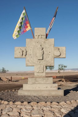 Valle de La Luna (Moon Valley) Atacama Desert yakınındaki San Pedro de Atacama, Antofagasta-Şili, Güney Amerika
