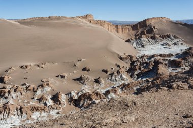 Valle de La Luna (Moon Valley) Atacama Desert yakınındaki San Pedro de Atacama, Antofagasta-Şili, Güney Amerika