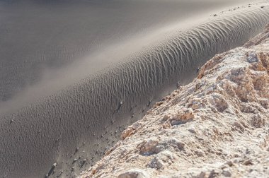 Valle de La Luna (Moon Valley) Atacama Desert yakınındaki San Pedro de Atacama, Antofagasta-Şili, Güney Amerika