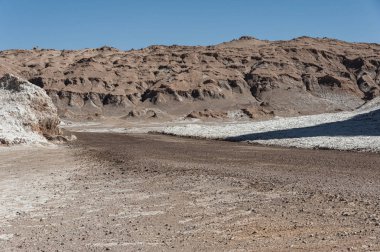 Valle de La Luna (Moon Valley) Atacama Desert yakınındaki San Pedro de Atacama, Antofagasta-Şili, Güney Amerika