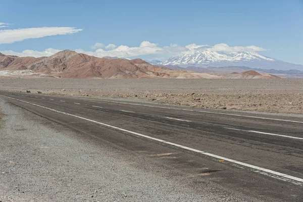 Camino Sin Fin Trópico Capricornio Desierto Atacama Chile América Del —  Fotos de Stock
