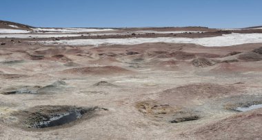 Sol de Manana, buharda jeotermal ve gayzer alanı, Reserva Nacional de Fauna Andina Eduardo Avaroa, Bolivya, Güney Amerika