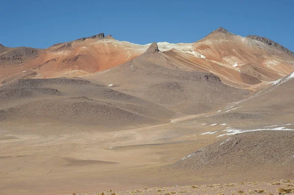 Panoramautsikt Över Salvador Dali Öknen Eduardo Avaroa Andes Fauna National — Stockfoto