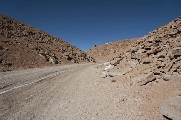Carretera Altiplano Del Desierto Siloli Parte Reserva Eduardo Avaroa Bolivia —  Fotos de Stock