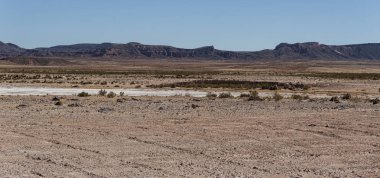 Oruro yolu boyunca Bolivya güzel manzara