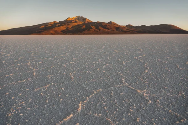 Più Grande Piatto Sale Del Mondo Salar Uyuni Bolivia Fotografato — Foto Stock