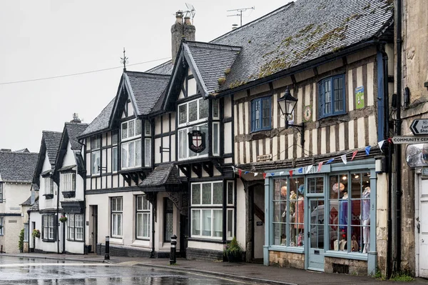 Winchcombe Engeland Mei 2018 Middeleeuwse Vakwerkhuizen Hoofdstraat Van Oude Angelsaksische — Stockfoto