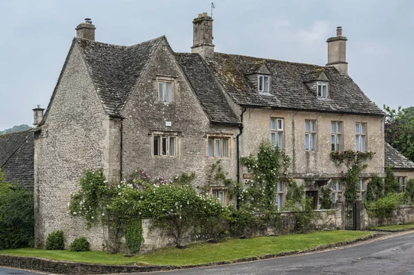 Bibury Cotswolds Mai 2018 Traditionelle Cotswold Steinhäuser Aus Markantem Gelben — Stockfoto