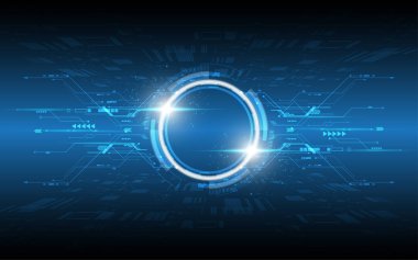 Soyut teknoloji arka plan Yüksek teknoloji iletişim konsepti yenilik arka plan çizimi