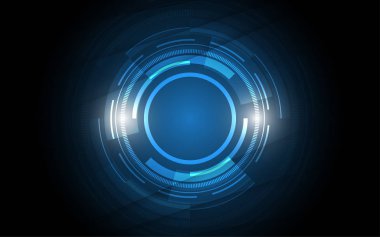 Soyut teknoloji arka plan Yüksek teknoloji iletişim konsepti yenilik arka plan çizimi