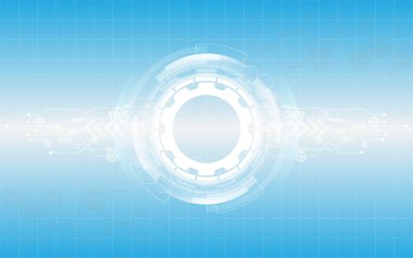 Soyut teknoloji arka plan Yüksek teknoloji iletişim konsepti yenilik arka plan çizimi