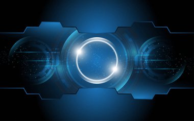 Soyut teknoloji arka plan Yüksek teknoloji iletişim konsepti yenilik arka plan çizimi