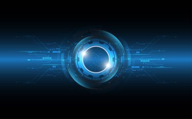 Soyut teknoloji arka plan Yüksek teknoloji iletişim konsepti yenilik arka plan çizimi