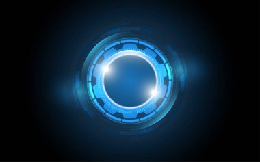 Soyut teknoloji arka plan Yüksek teknoloji iletişim konsepti yenilik arka plan çizimi